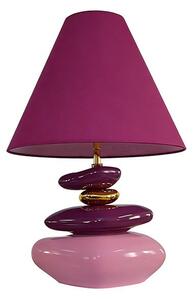 Designová stolní lampa Kalpana 60 cm růžová