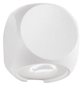 NV 9226217 Venkovní nástěnné svítidlo ZARI bílý hliník a sklo Cree LED 2x2W 3000K 100-240V 2x38st. IP54 světlo ve dvou směrech - NOVA LUCE