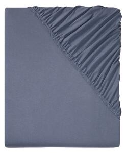 Livarno home Žerzejové napínací prostěradlo, 90-100 x 200 cm (tmavě modrá) (100390456002)