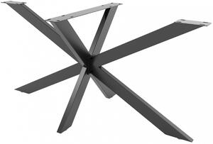 Stolové nohy 318111 Biloxi L 318111 - 150x78x71 cm, kov, černá