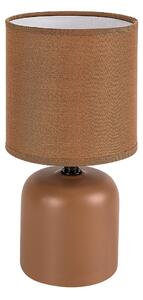 Rabalux Hnědá stolní lampa Daphni pro žárovku E14 74054