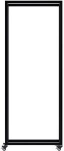 Stojan na dřevo Hilta s kolečky 25x60x150 cm - černá
