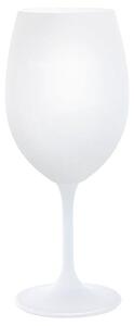 Bílá sklenička na víno 350 ml