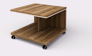 Konferenční stolek WELS - mobilní, 700 x 700 x 500 mm, merano