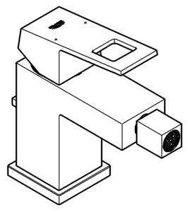 GROHE 23138000 - Bidetová baterie EUROCUBE lesklý chrom