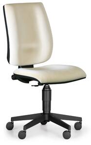 Kancelářská židle FIGO bez područek, permanentní kontakt, modrá