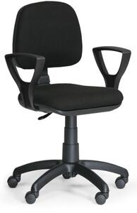 Kancelářská židle MILANO s područkami, černá