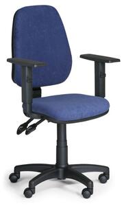 Kancelářská židle ALEX s područkami, modrá
