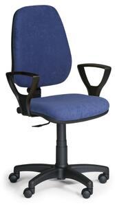 Kancelářská židle COMFORT PK s područkami, modrá