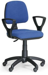 Kancelářská židle MILANO s područkami, modrá