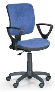 Kancelářská židle MILANO II s područkami, modrá