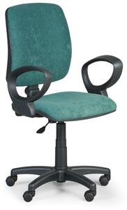 Kancelářská židle TORINO II s područkami, zelená