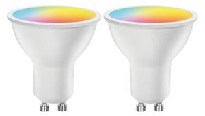 SADA 2x LED RGBW Stmív. žárovka MESH Smart GU10/6,5W/230V 2700-6500K - Aigostar