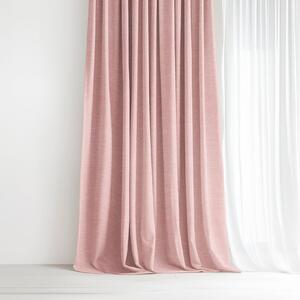 Goldea dekorační závěs peru - pudrově růžový 220x135 cm