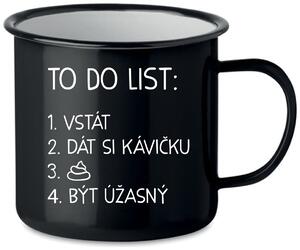 TO DO LIST: BÝT ÚŽASNÝ - černý plecháček 350 ml