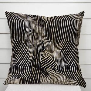 Biante Sametový povlak na polštář Tamara TMR-052 Zebrovaný vzor 30 x 50 cm