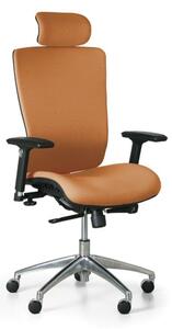 Kancelářská židle LESTER F, oranžová