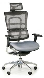 Multifunkční kancelářská židle WINSTON SAB, šedá
