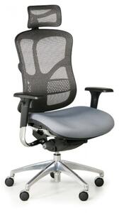 Multifunkční kancelářská židle WINSTON AB, šedá