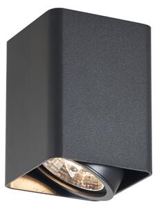 Designové přisazené bodové svítidlo černé GU10 70mm otočné a naklápěcí - Vox