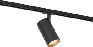 Moderní bodové svítidlo černé pro 1fázový kolejnicový systém vč. LED - Iconic Mark