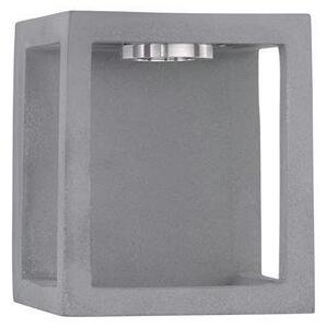 NV 9540214 Venkovní nástěnné svítidlo BEV šedý beton skleněný difuzor LED 5W 3000K 120-230V IP65 - NOVA LUCE