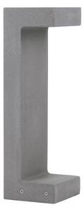 NV 9540213 Venkovní sloupkové svítidlo ARAN šedý beton skleněný difuzor LED 8W 3000K 120-230V IP65 - NOVA LUCE