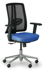 Kancelářská židle HUMAN, černá/modrá