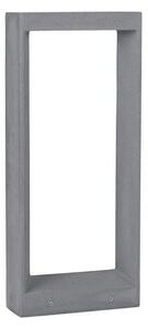 NV 9540218 Venkovní sloupkové svítidlo CAIRO šedý beton skleněný difuzor LED 8W 3000K 120-230V IP65 - NOVA LUCE