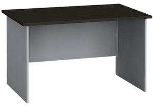 Kancelářský psací stůl PRIMO FLEXI, rovný 1200 x 800 mm, šedá / wenge
