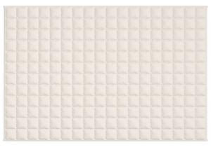 Zátěžová deka světle krémová 122 x 183 cm 5 kg textil