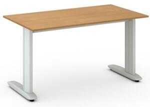 Kancelářský psací stůl PRIMO FLEXIBLE 1400 x 800 mm, buk