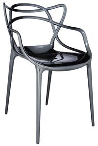Kartell designové židle Masters - titanová