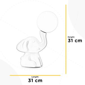 ONLI - Stolní lampa PORCELLANA 1xG9/6W/230V 31 cm slon