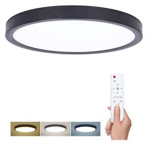 LED stropní světlo s dálkovým ovládáním Estela nastavitelné - průměr 50 cm, černá