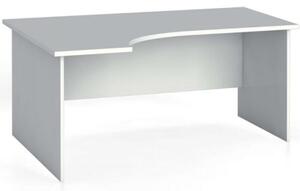 Rohový kancelářský pracovní stůl PRIMO FLEXI, 1600 x 1200 mm, bílá, levý