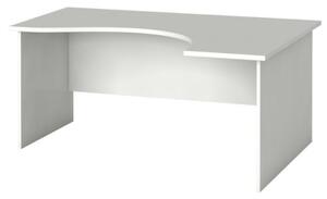Ergonomický kancelářský pracovní stůl PRIMO, 1600 x 1200 mm, bílá, pravý