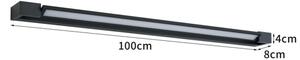 BRILAGI - LED Venkovní nástěnné svítidlo AQUA LINE LED/28W/230V 100 cm IP44 čern