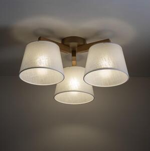 BRILAGI - LED Přisazený lustr LATTE SABIA 3xE27/15W/230V borovice/bílá