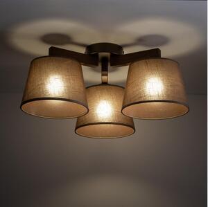 BRILAGI - LED Přisazený lustr LATTE 3xE27/15W/230V borovice/hnědá