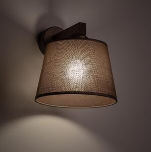 BRILAGI - LED Nástěnná lampa LATTE 1xE27/15W/230V borovice/hnědá