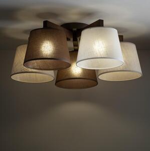 BRILAGI - LED Přisazený lustr LATTE 5xE27/15W/230V borovice/mix