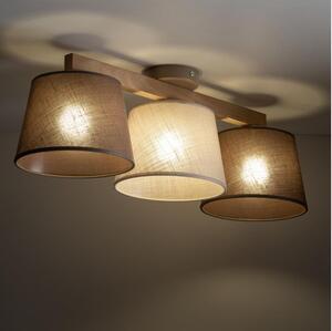 BRILAGI - LED Přisazený lustr LATTE SABIA 3xE27/15W/230V borovice/mix