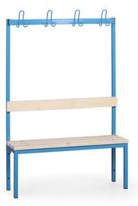 Lavička s věšáky do šatny LS7504 - délka 1 m