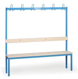 Lavička s věšáky do šatny LS7505 - délka 1,5 m