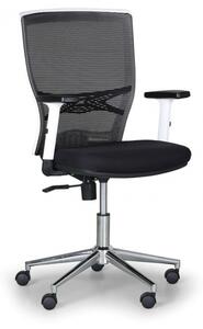Kancelářská židle HAAG, šedá / modrá