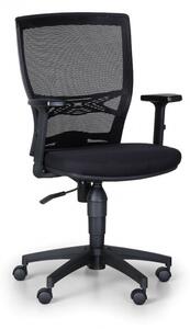 Kancelářská židle VENLO, oranžová / šedá