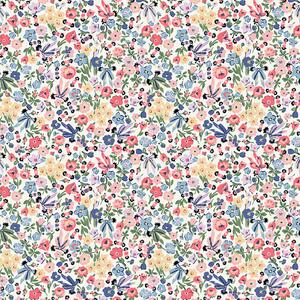 Vliesová tapeta na zeď, bílá, květiny, 125506, Cath Kidstone