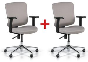 Kancelářská židle HILSCH 1+1 ZDARMA, šedá