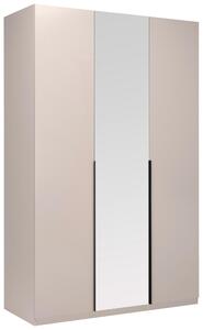 ŠATNÍ SKŘÍŇ S OTOČNÝMI DVEŘMI, kašmírová, 134/211/55 cm P & B - Šatní skříně, Online Only